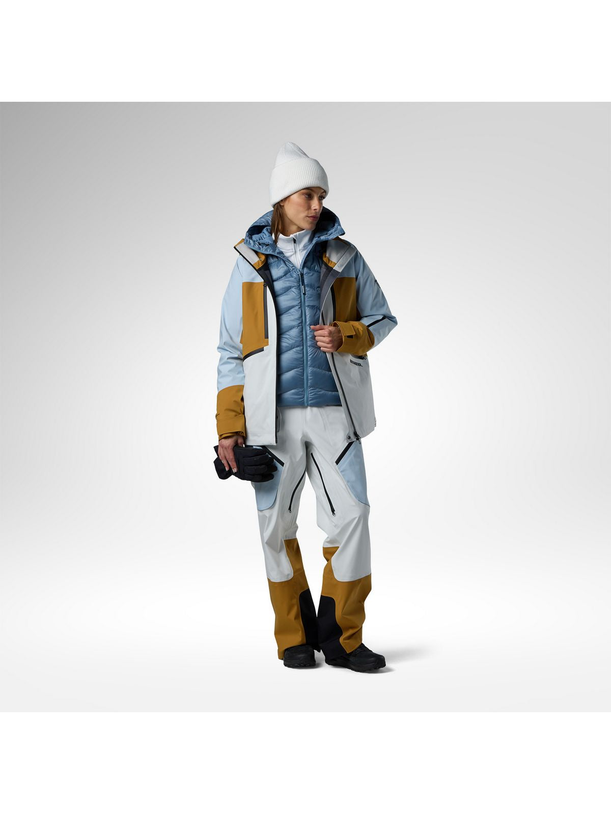 Kurtka narciarska damska ROSSIGNOL W Verok Down Hoodie Jacket niebieska