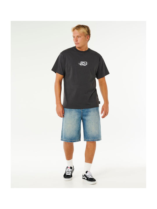Koszulka męska RIP CURL Medina Inner Vision Spray Tee czarna
