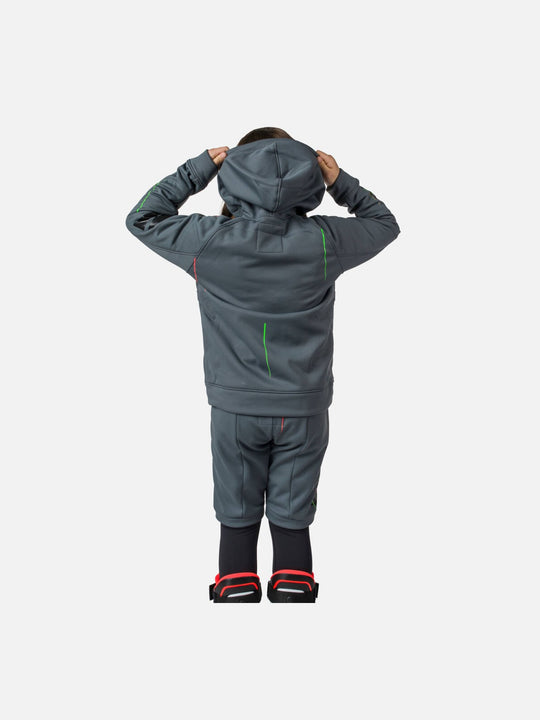 Kurtka softshell ROSSIGNOL Racing Jacket Junior - szary
