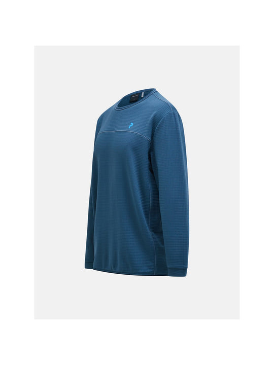 Bluza PEAK PERFORMANCE Trail Polartec Power Grid Crew Men niebieski
