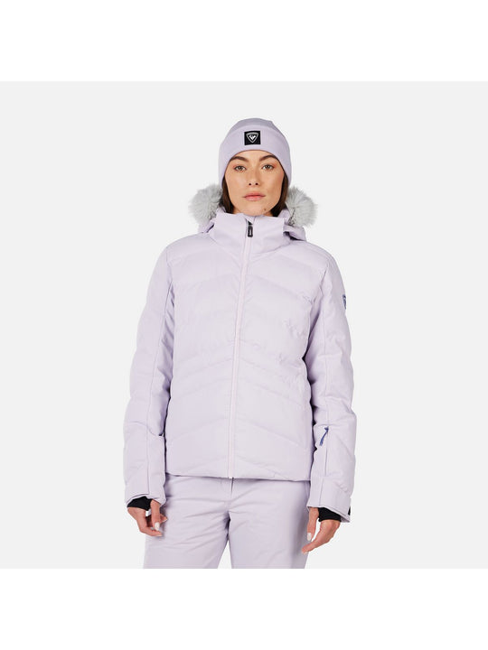 Kurtka narciarska damska ROSSIGNOL W STACI INSULATED JKT szara
