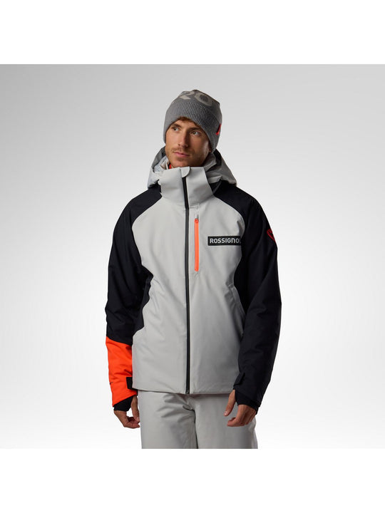 Kurtka narciarska męska ROSSIGNOL M Hero Insulated Ski Jacket szara
