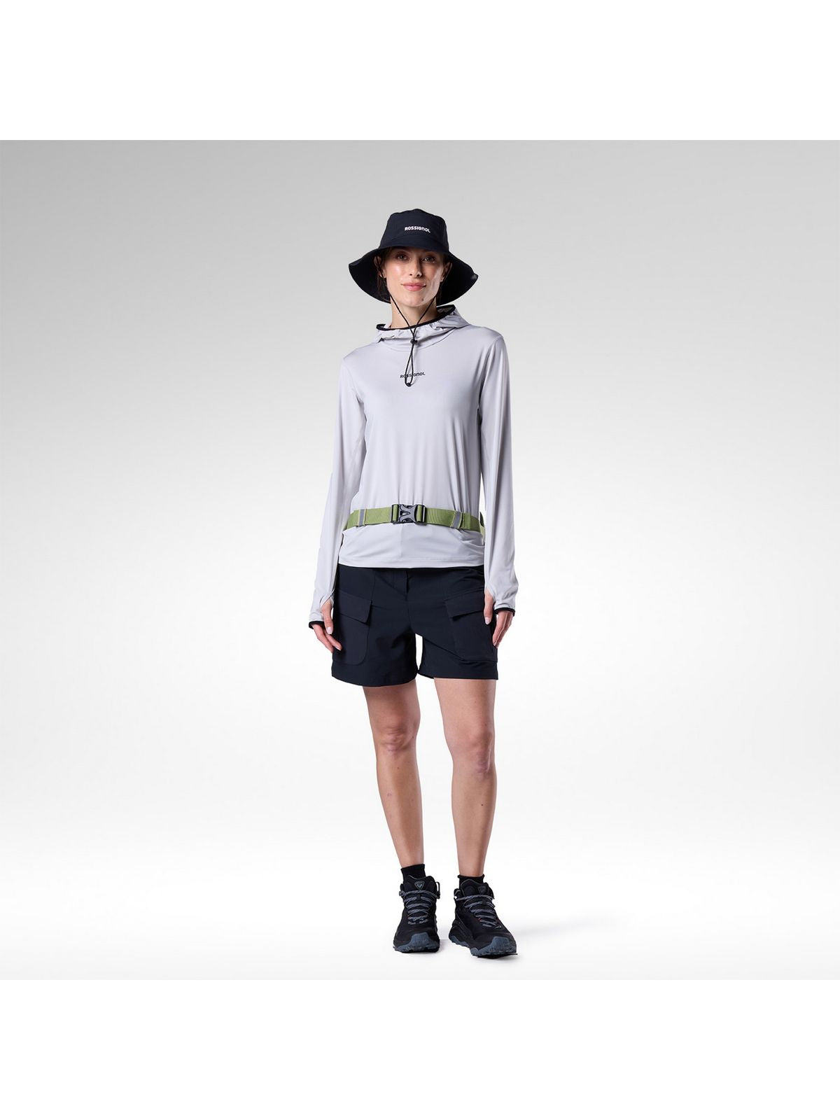 Bluza damska ROSSIGNOL W Westweg Sun Hoodie szara