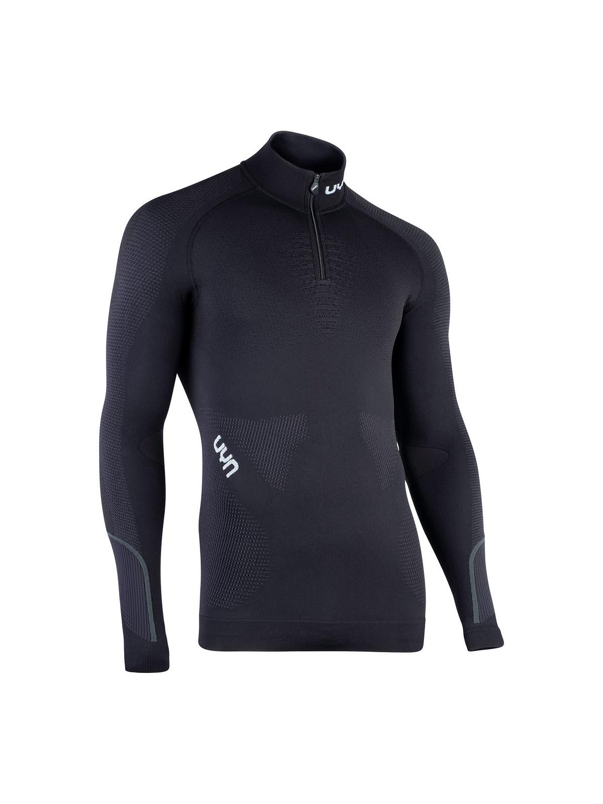Koszulka UYN Ambityon Uw Shirt Lg Sl. Zip Up Turtle Neck czarny