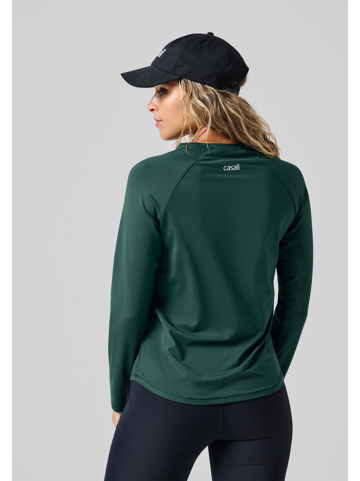 Czapka z daszkiem Casall Casual Logo Cap czarny