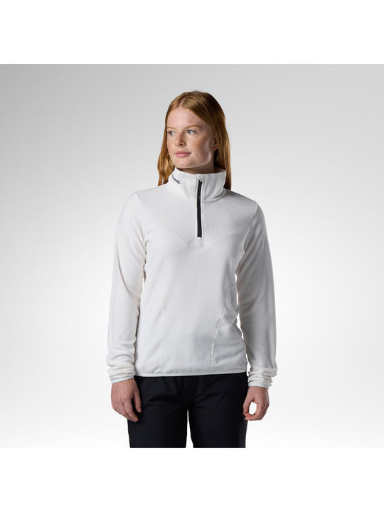 Bluza damska ROSSIGNOL W Quarter Zip Polar Fleece biała
