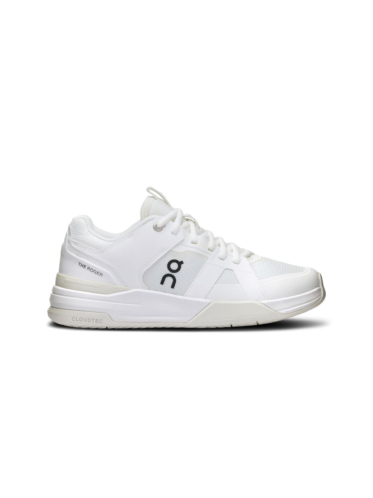 Buty do gry w tenisa damskie On THE ROGER Clubhouse Pro biały