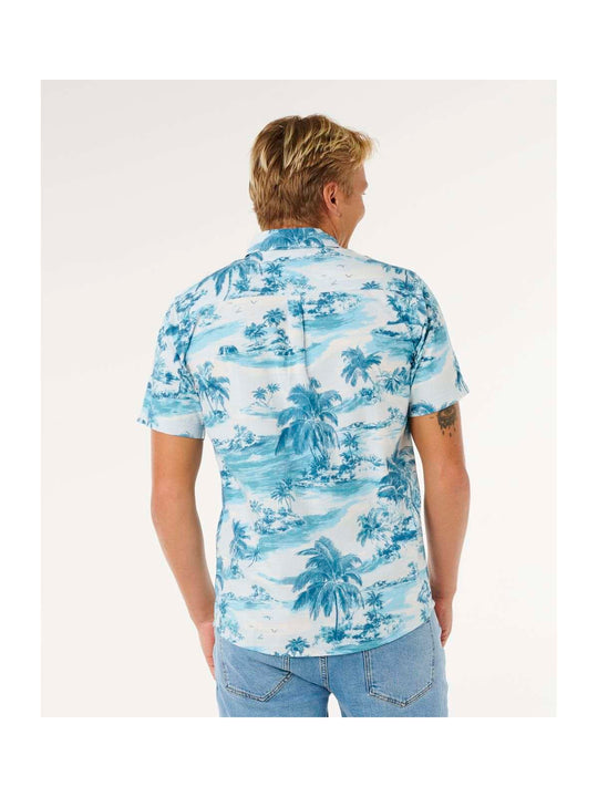 Koszula męska RIP CURL Sessions S/S Shirt niebieska
