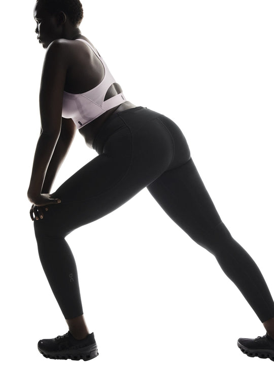 Legginsy biegowe damskie On Performance Tights czarny
