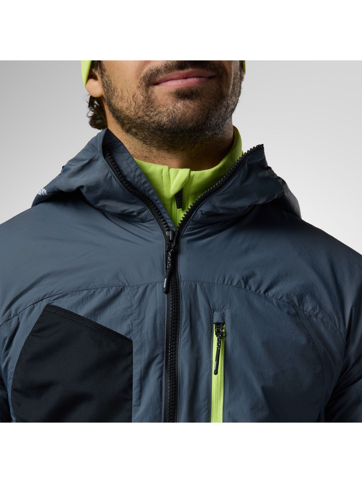 Bluza męska ROSSIGNOL M Venon Active Hoodie Jacket szara