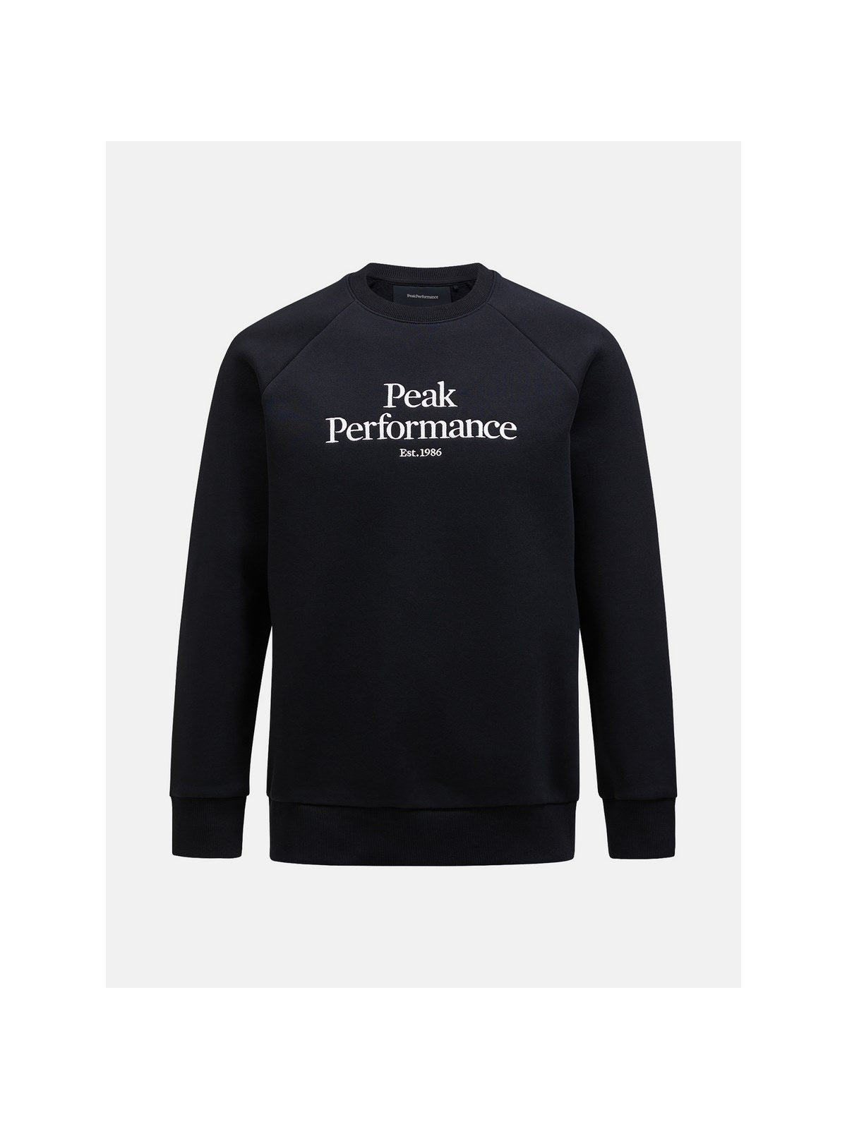 adventuresports bluza-peak-performance-m-original-crew-czarny-g79593040-050 front
