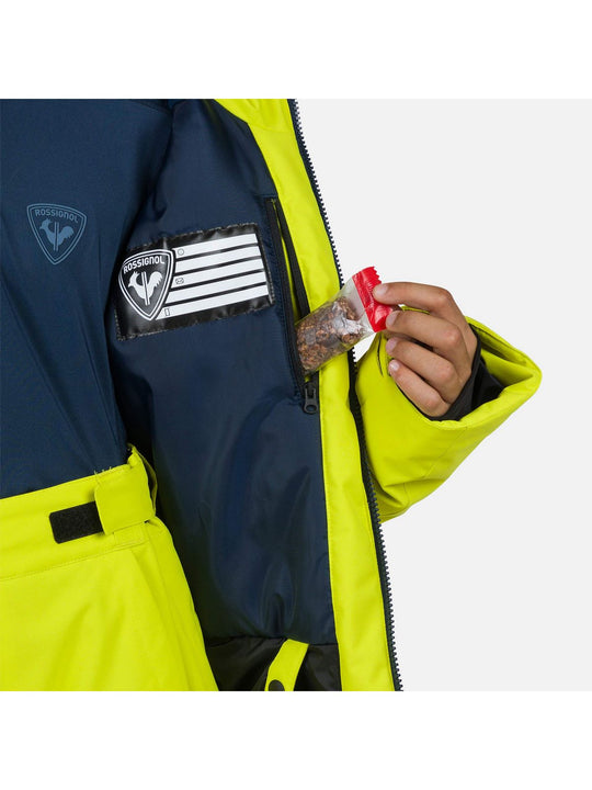 Kurtka narciarska dziecięca Rossignol Jr Strawpile Jkt zielony
