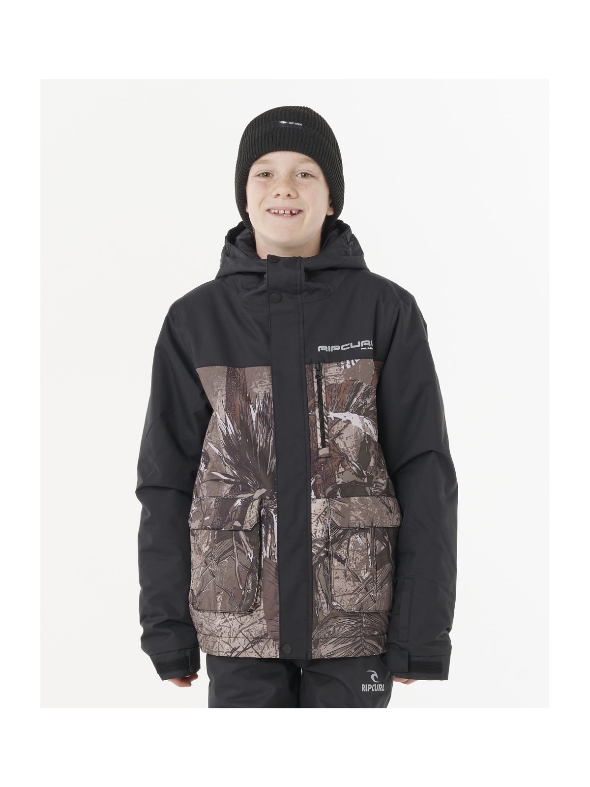 Kurtka narciarska RIP CURL ANTI SERIES SNAKE JKT 10K KIDS zielona