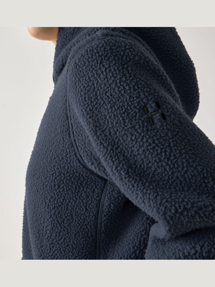 Bluza polarowa z kapturem damska HAGLÖFS Funds Pile Hood Tarn Blue