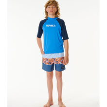 Lycra RIP CURL Shock Upf S/S-Boy niebieski
