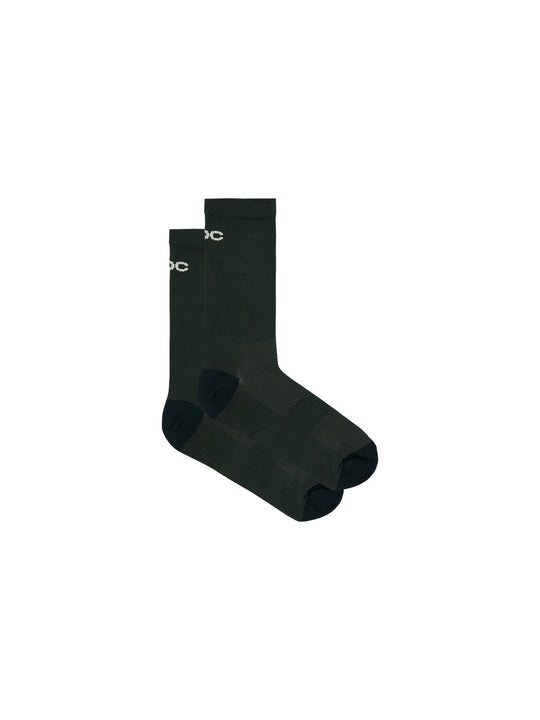 Skarpety rowerowe POC Cadence Road Long Sock zielone
