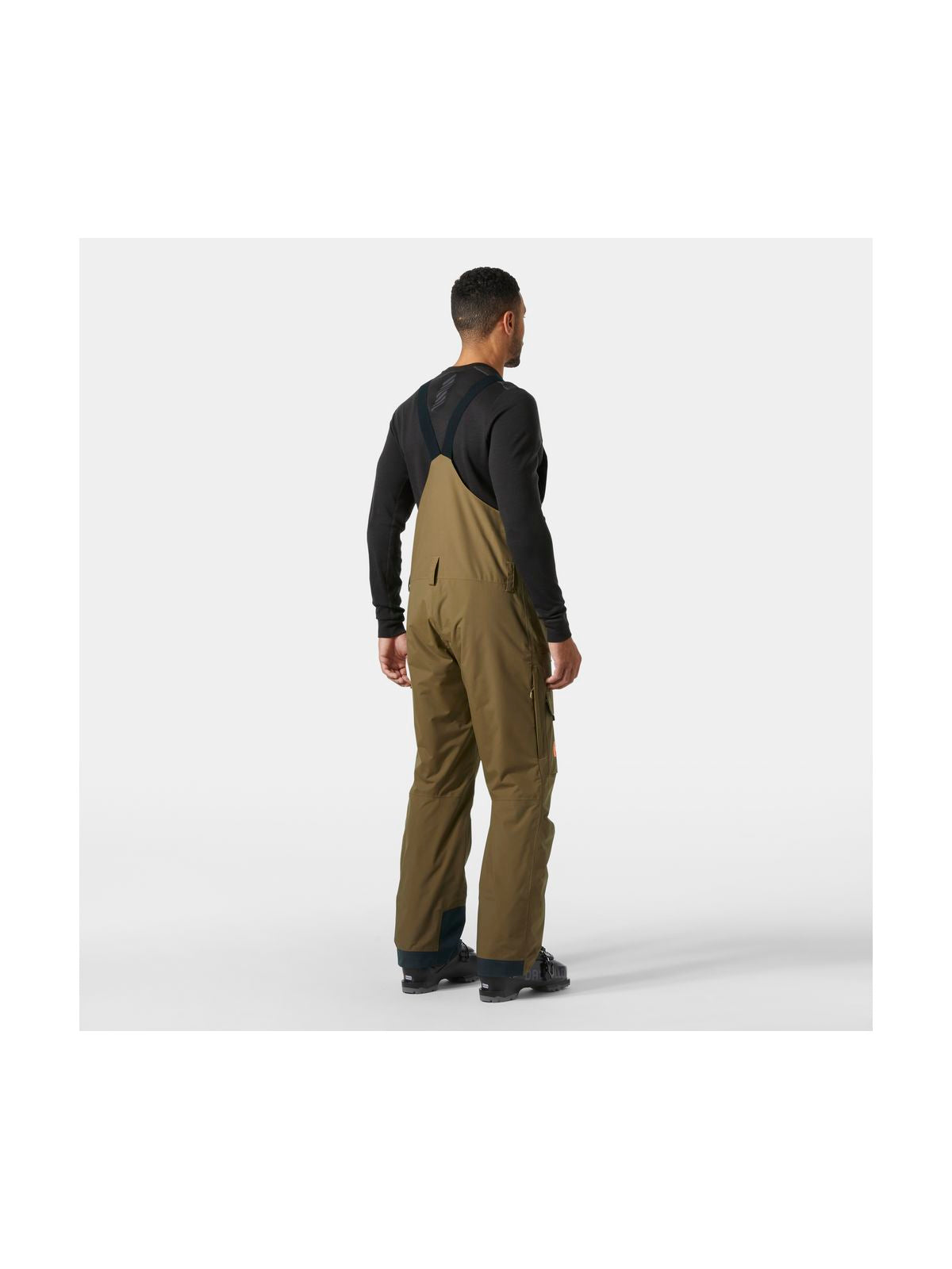 Spodnie narciarskie męskie HELLY HANSEN SOGN BIB CARGO PANT brązowe