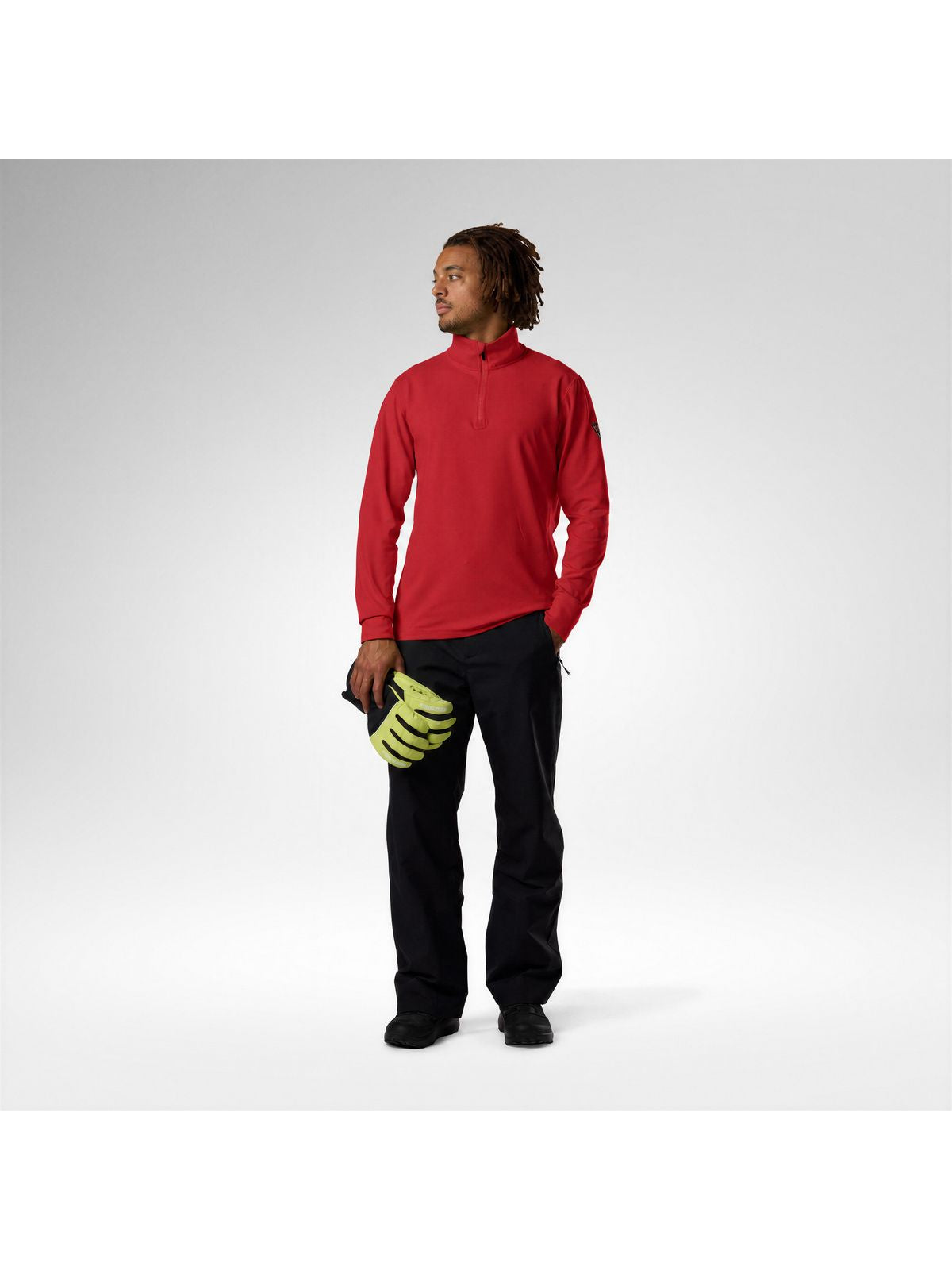 Bluza męska ROSSIGNOL Mid Layer Stretch Hz czerwona