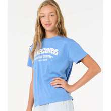 Koszulka RIP CURL SURF PUFF RELAXED TEE- GIRL niebieska
