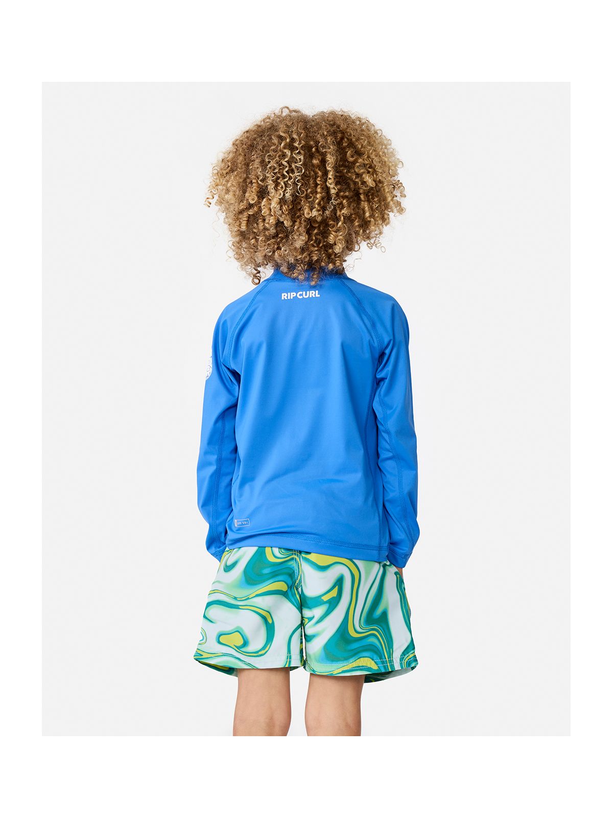 Lycra chłopięca RIP CURL Waves Upf L/S-Boy niebieska
