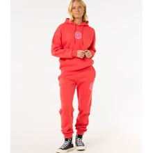 Spodnie dresowe damskie RIP CURL Icons Of Surf Track Pant czerwone
