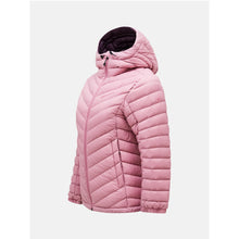 Kurtka z puchem Peak Performance W Frost Down Hood Jacket brązowy - narciarska - Adventure Sports
