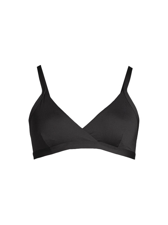 Stanik kąpielowy CASALL Overlap Bikini Top kolor czarny
