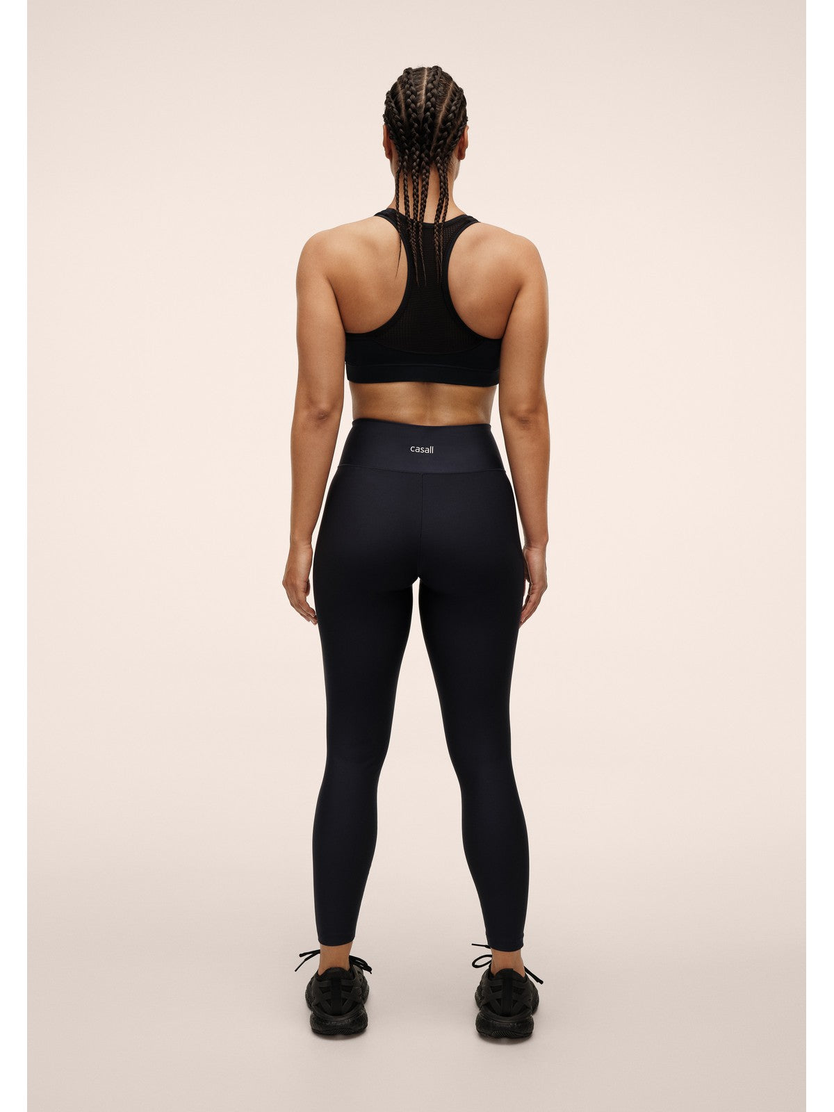 Legginsy CASALL Overlap High Waist Tights niebieskie