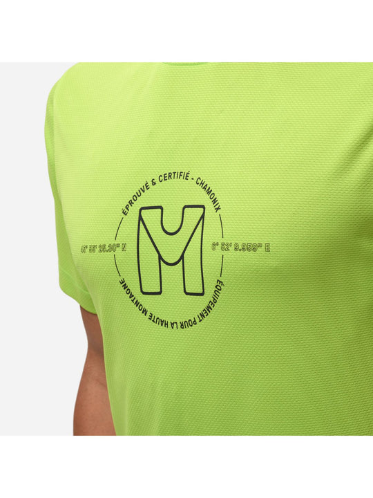 Koszulka męska MILLET Ubic Light Ts Ss M żółta limonkowa
