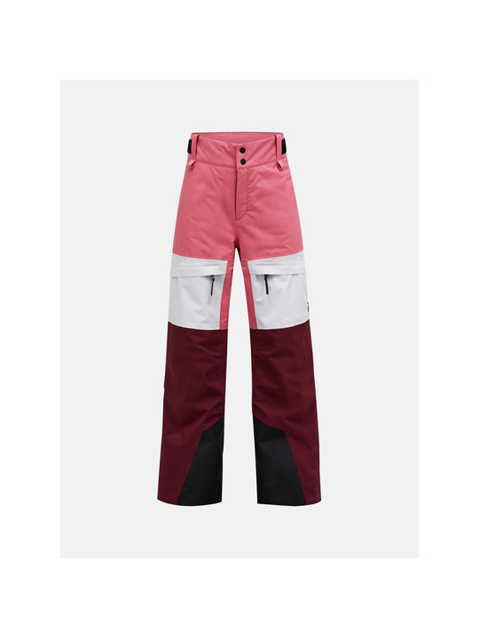 Spodnie narciarskie juniorskie PEAK PERFORMANCE Gravity HIPE 2L Insulated Shell Pants różowe
