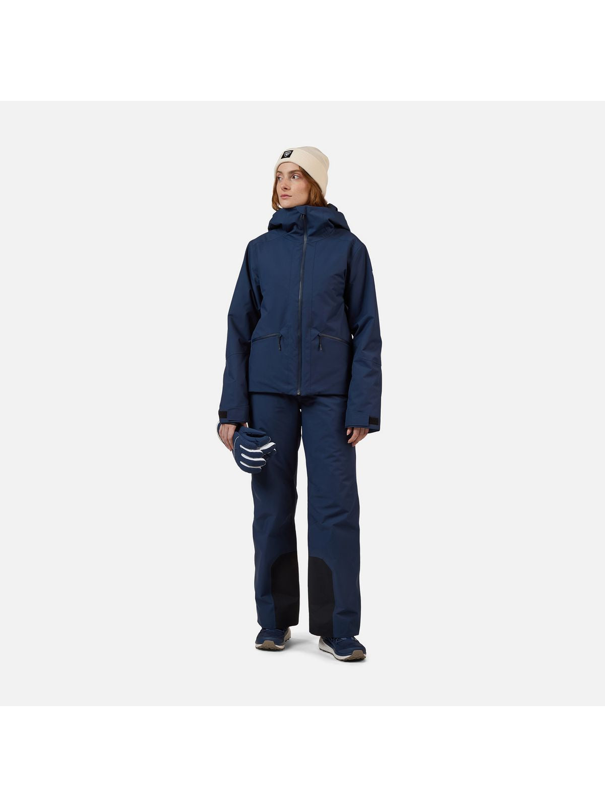 Kurtka narciarska damska ROSSIGNOL W ROCHRUN INSULATED JKT granatowa