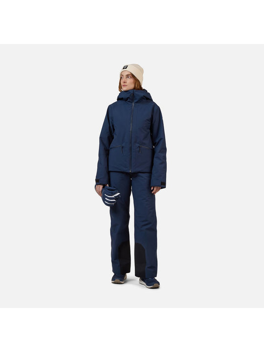 Kurtka narciarska damska ROSSIGNOL W ROCHRUN INSULATED JKT granatowa
