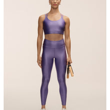 Legginsy damskie Casall Glitz High Waist Tights fioletowy - Adventure Sports
