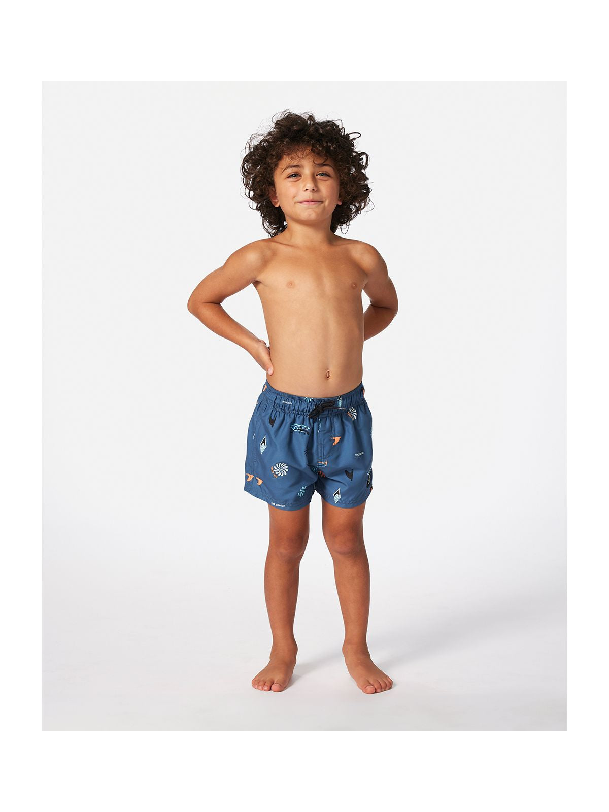 Szorty kąpielowe chłopięce RIP CURL Grom Energy Volley - Boy granatowe