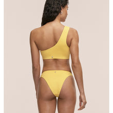 Stanik kąpielowy CASALL Twist Bikini Top kolor żółty

