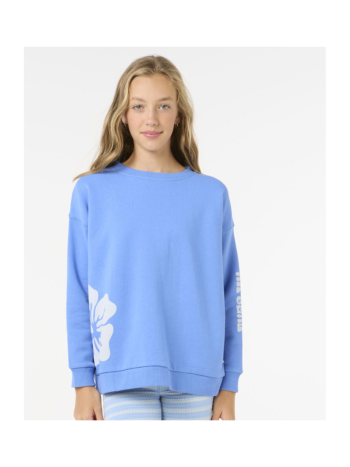 Bluza dziewczęca RIP CURL Bliss Crew-Girl niebieska