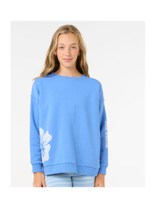 Bluza dziewczęca RIP CURL Bliss Crew-Girl niebieska
