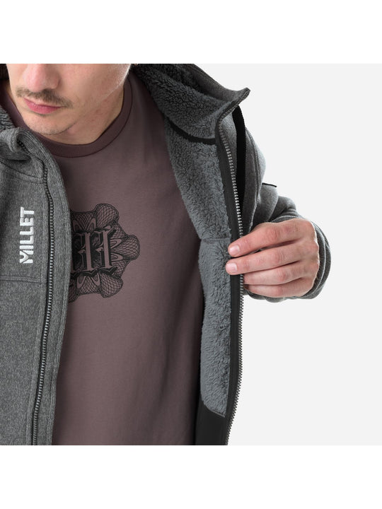 Bluza męska MILLET M Chamonix Knitwarm Hoodie M szara
