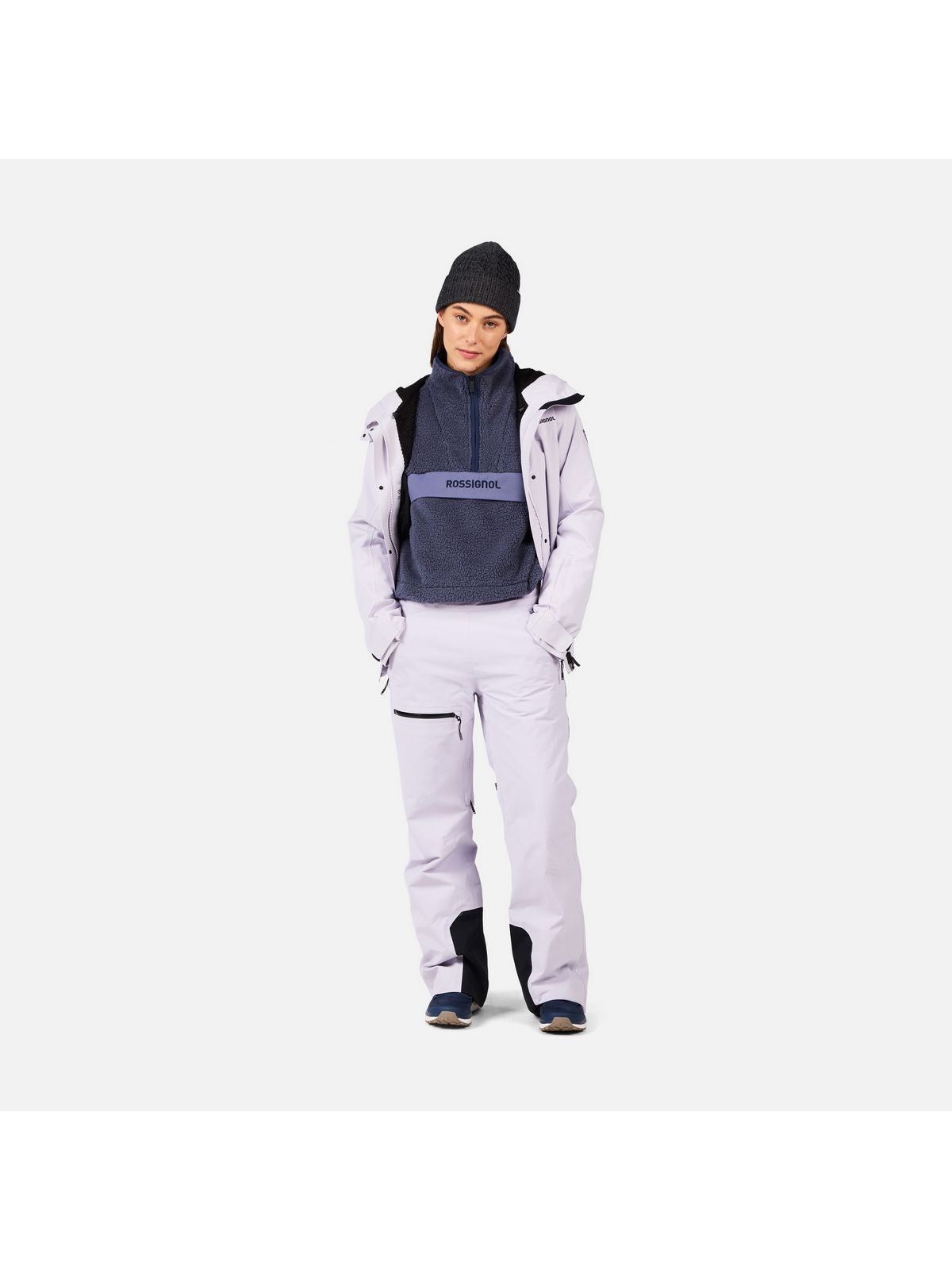Bluza damska ROSSIGNOL W ALLTRACK HZ FLEECE niebieska
