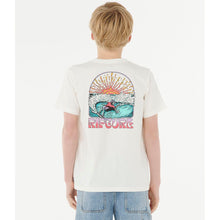 Koszulka RIP CURL GRATEFUL SHRED TEE - BOY beżowa
