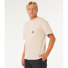Koszulka męska RIP CURL Premium Surf Wettie Tee beżowa
