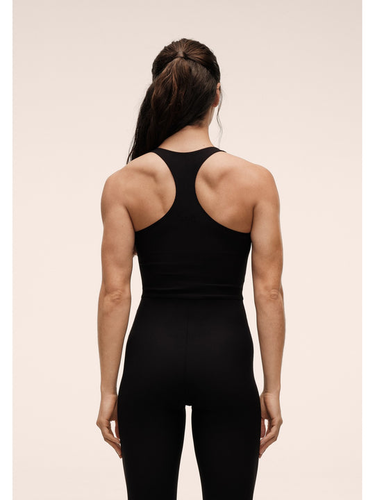 Kombinezon damski CASALL Brace Rib Zip Catsuit czarny
