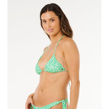 Góra bikini RIP CURL Surf Side Sliding Tri zielona
