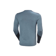 Koszulka męska HELLY HANSEN Lifa Merino Midweight 1/2 Zip kolor granatowy
