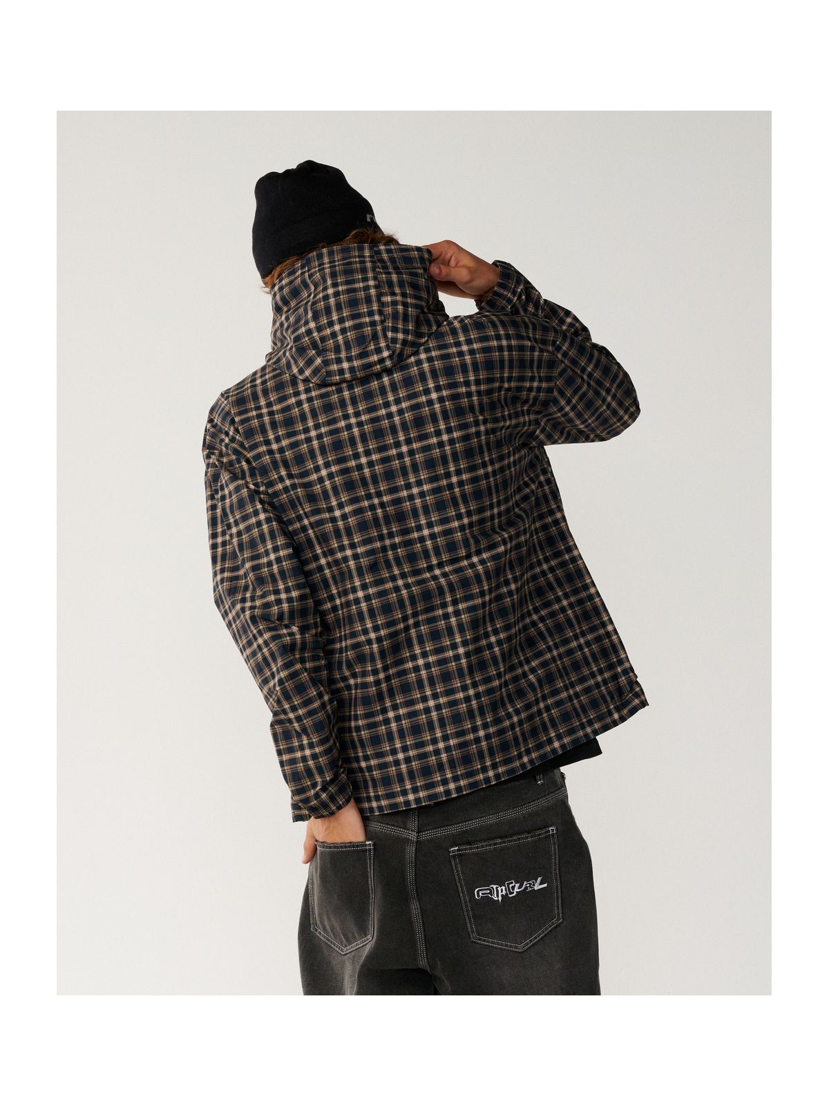 Kurtka męska RIP CURL Archive Dwr Plaid Jacket granatowa