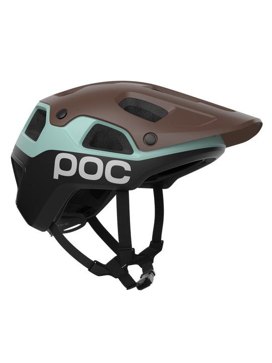 Kask rowerowy POC Cularis Pure brązowy zielony
