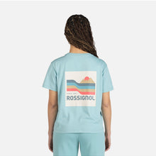 Koszulka damska ROSSIGNOL W Waterfall Tee niebieski - Adventure Sports
