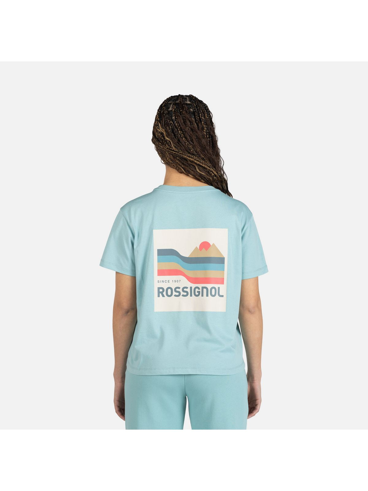 Koszulka damska ROSSIGNOL W Waterfall Tee niebieski - Adventure Sports
