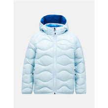 Kurtka puchowa dziecięca PEAK PERFORMANCE Helium Down Hood Jacket Junior niebieski - Adventure Sports
