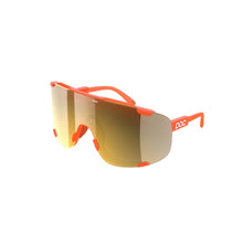Okulary rowerowe POC Devour Wide Fit pomarańczowe - Clarity Road/Partly Sunny Gold cat.2
